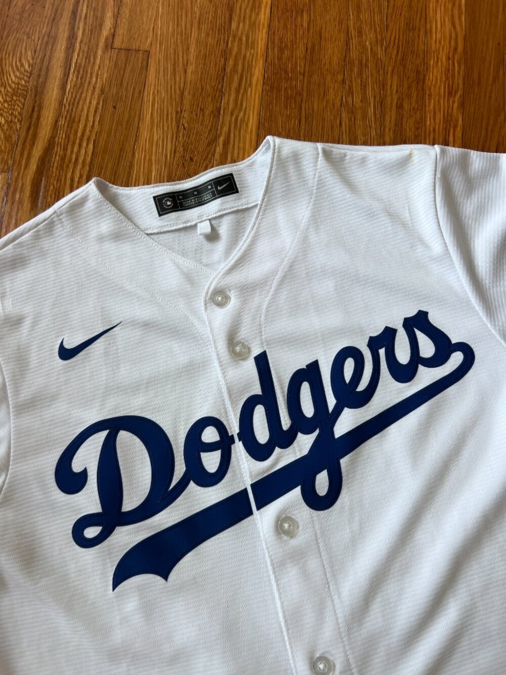 Mookie Betts Nike #50 LA Los Angeles Dodgers White Baseball Jersey - Medium - Picture 3 of 12
